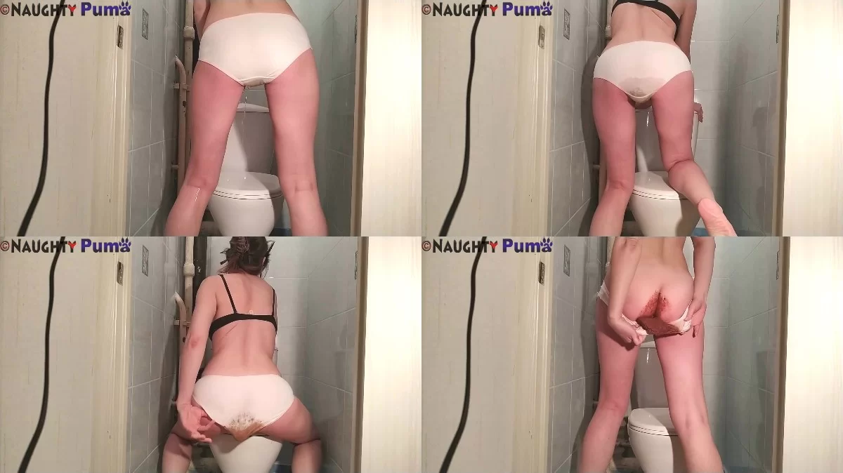 NaughtyPuma – Beautiful PantyPooping new scat porn videos